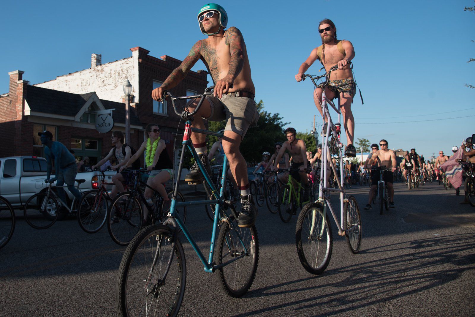 2017 World Naked Bike Ride in St. Louis
